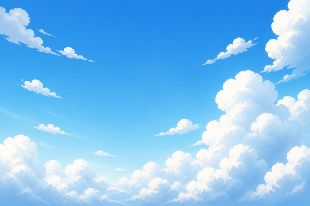Daytime sky illustration